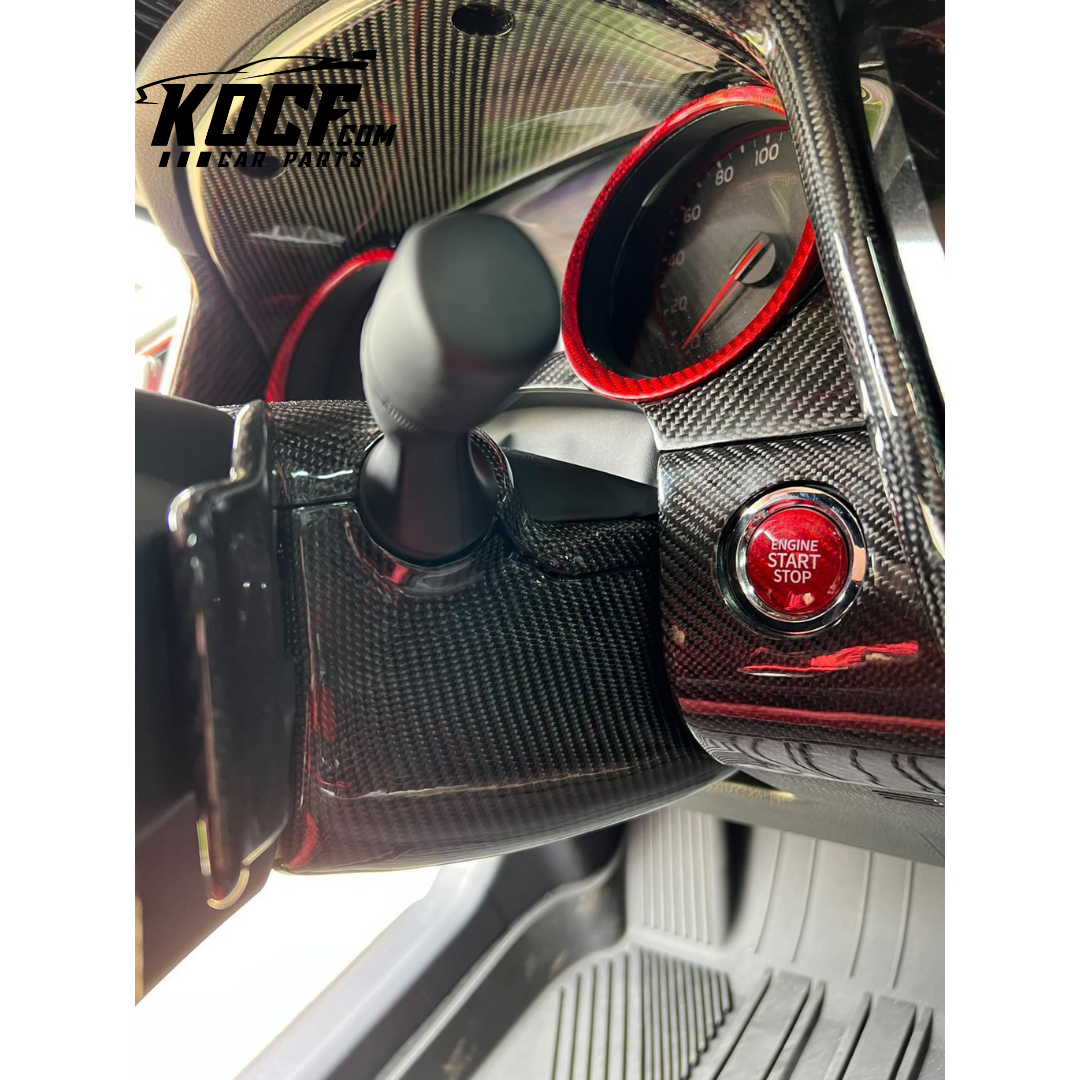 Camry Carbon Fiber Push Start Cover Overlay Toyota Compatible - VIP Price Free Shipping Item
