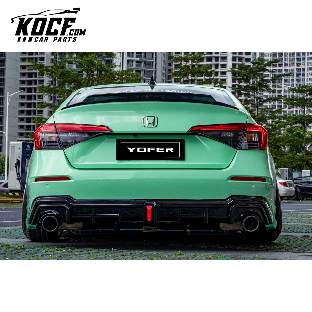 Yofer V2 Rear Diffuser for 11th Gen 2022+ Honda Civic Sedan Compatible - VIP Price Free Shipping Item
