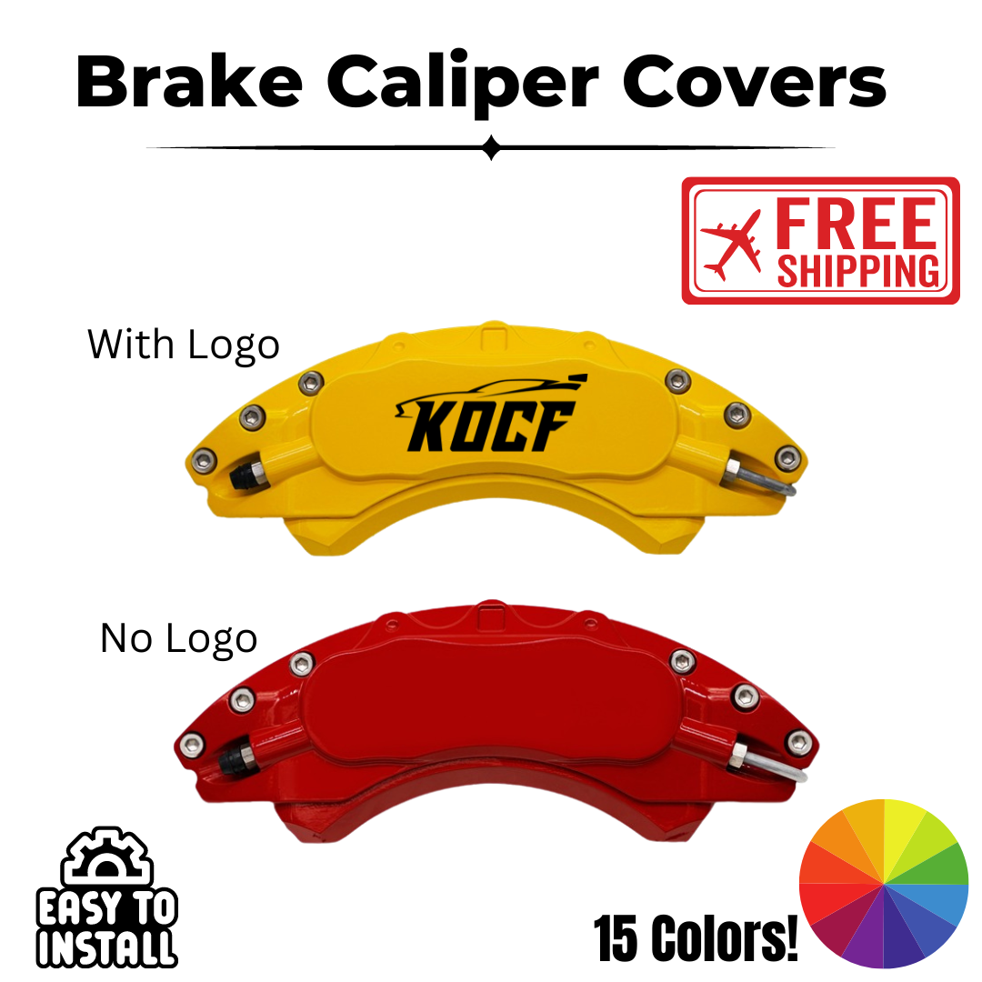 Brake Caliper Covers Set of 4 Compatible for 2018-2024 Toyota Camry