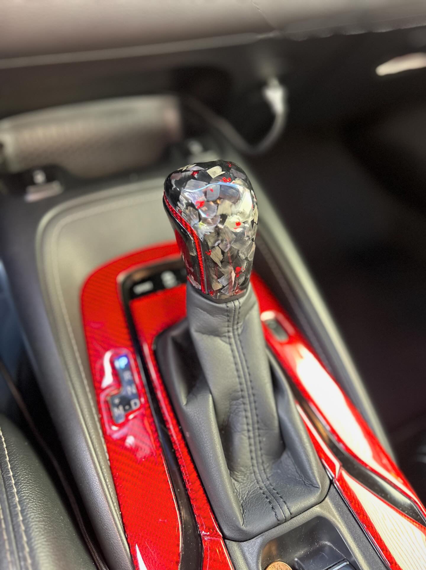 Carbon Fiber or Suede Shift Knob Compatible with Toyota Camry 2018-2024, 2019+ Avalon, Corolla - VIP Price Free Shipping Item