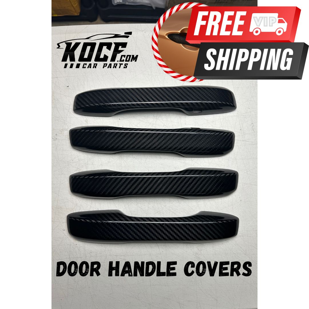 Door Handle Covers Compatible for 11th Gen Civic 2022+ Real Carbon Fiber - VIP Price Free Shipping Item