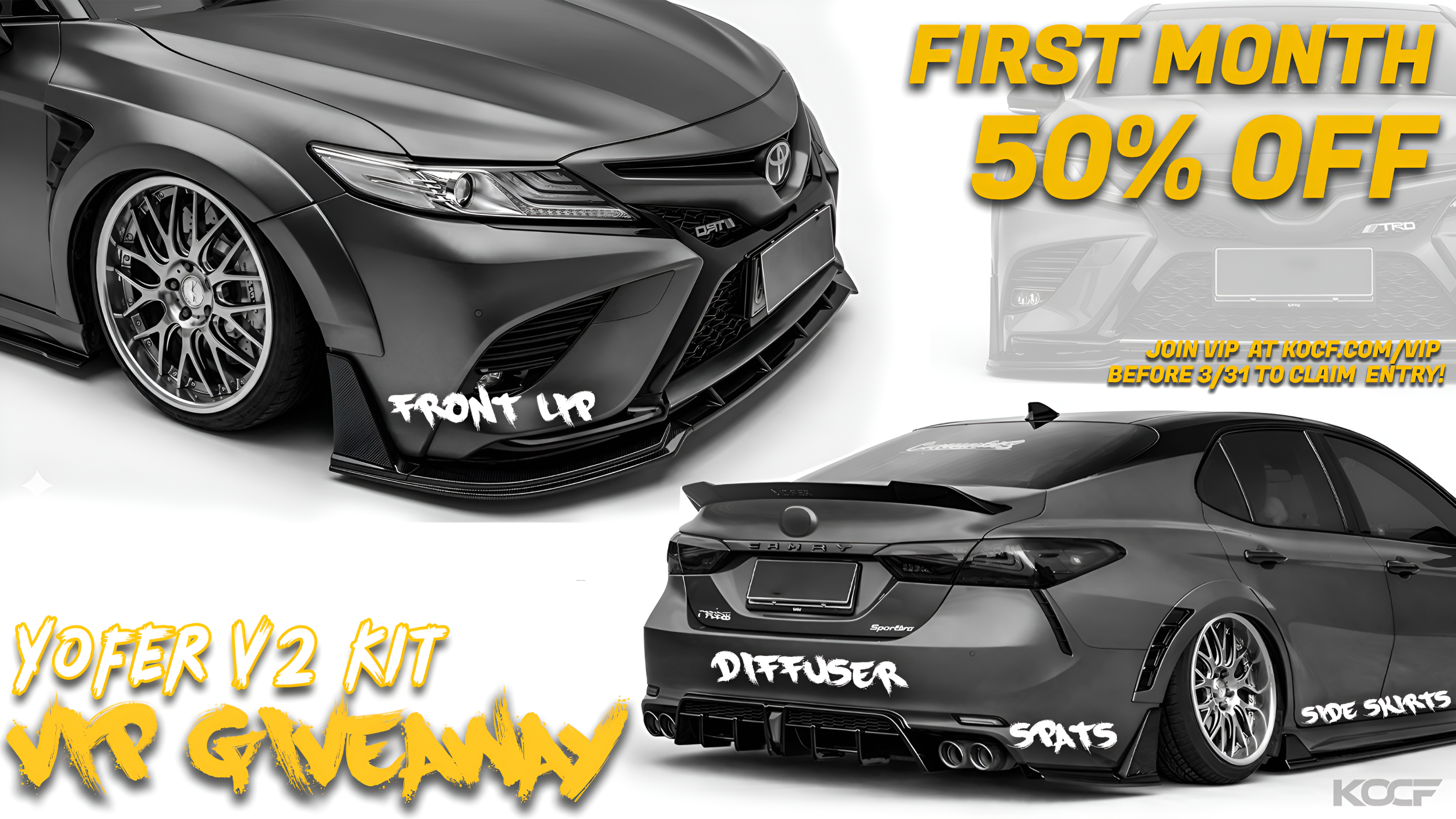 Yofer Emblems March 2026 VIP Giveaway: Win a Yofer V2 Body Kit! – KOCF