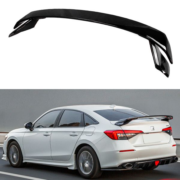 Rear Trunk Spoiler Compatible 2022-2024 Honda Civic 4 Door Sedan Model