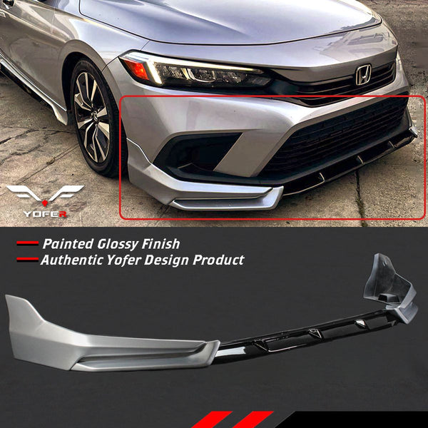 Front Bumper Lip Compatible For 2022+ Honda Civic All Models