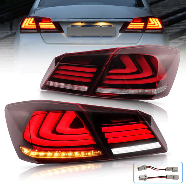 LED Tail Lights For 2013-2015 Honda Accord 9th Gen Rear lights