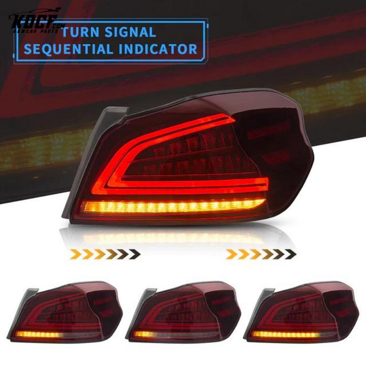 LED Tail Lights For 2015-2021 Subaru WRX / WRX STI Aftermarket Rear Lights