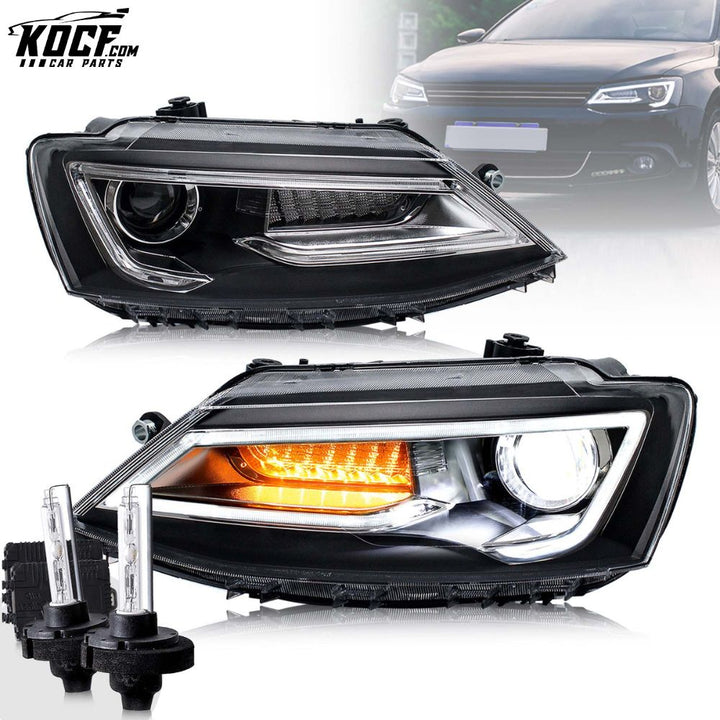 LED Headlights For Volkswagen Jetta MK6 2011-2018 Front Lights Assembly