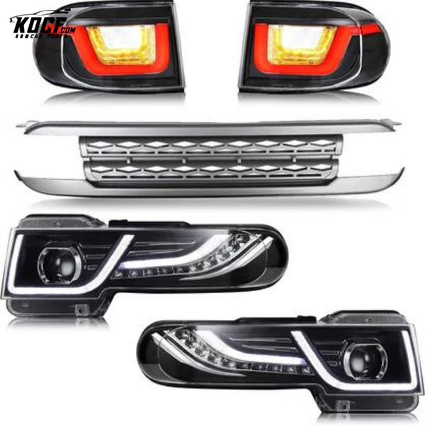 LED Taillights And Headlights With Grille For Toyota Fj Cruiser 2007-2015