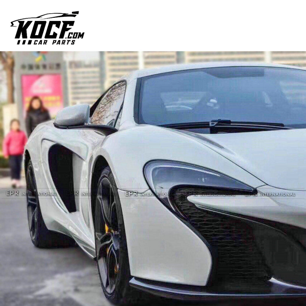 MCLAREN 14-16 650S FRONT FENDER ARCHES (FIT MP4 UPGRADE REQUIRE FULL KITS & HEADLIGHT)