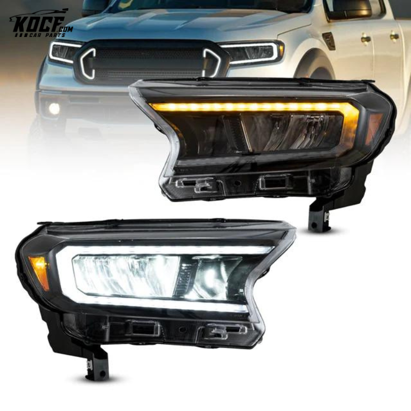 Full LED Headlights For Ford Ranger T6 Raptor & Wildtrak 2015-2020 – KOCF