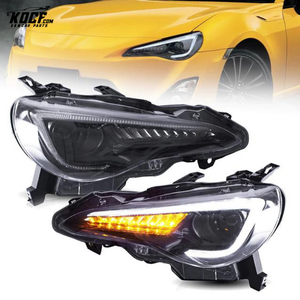 LED Headlights For 12-16 Scion Frs/ 12-21 Toyota 86 GT86/ 13-21 Subaru Brz Front Lights Assembly