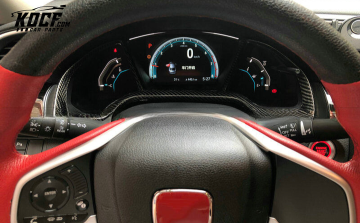 17 ONWARDS CIVIC TYPE R FK8 10TH GEN FC CLUSTER SURROUND TRIM (FIT BOTH RHD & LHD )