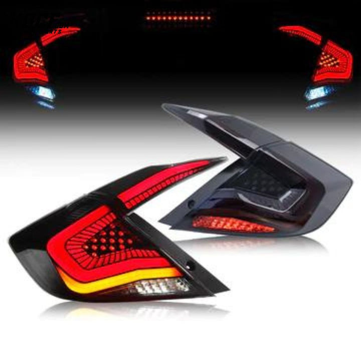 Led Rear lamps For 2016-2021 Honda Civic Sedan 10th Gen Aftermarket Tail Lights