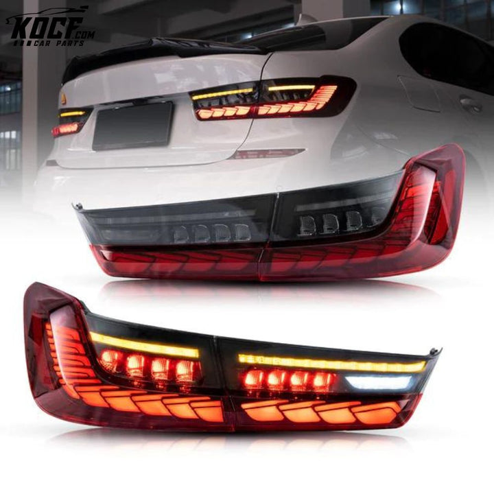 LED Tail Lights Fits 2019+ BMW 3-Series G20 Aftermarket Rear Lamps