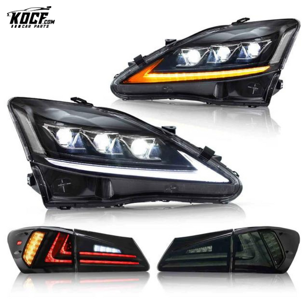 Full LED Headlights And Taillights For Lexus IS250 IS350 ISF 2006-2013