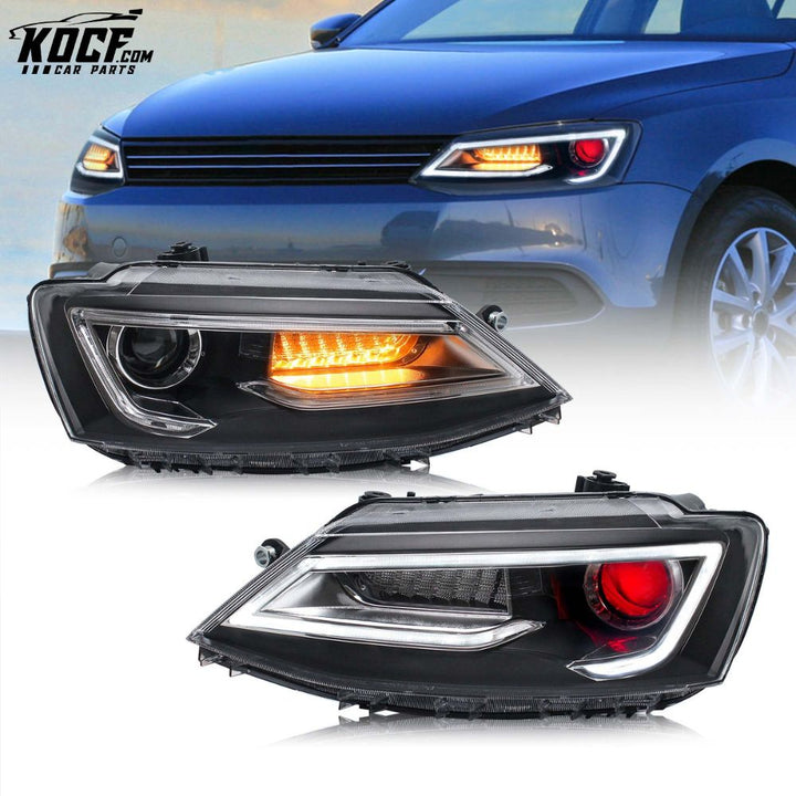 LED Headlights For Volkswagen Jetta MK6 2011-2018 Front Lights Assembly