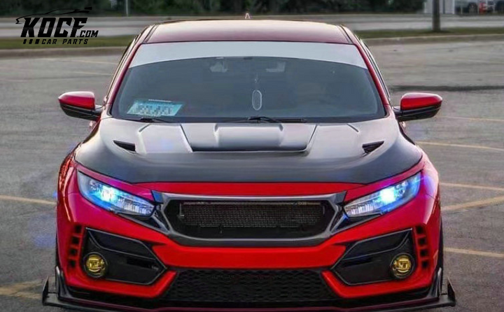 17 ONWARDS CIVIC TYPE R FK8 JS STYLE FRONT GRILL (ALSO FIT FC1/FK7 NEED CUT ONE SHORT PANEL)