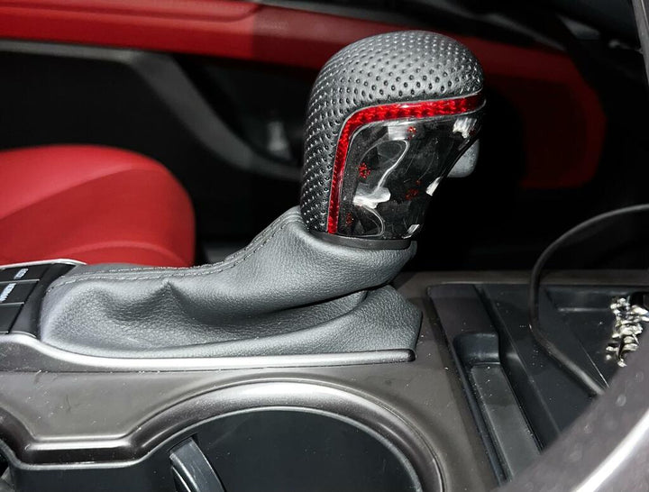 Carbon Fiber Shift Knob Compatible with Toyota Camry 2018+, 2019+ Avalon, Corolla, - Customizable