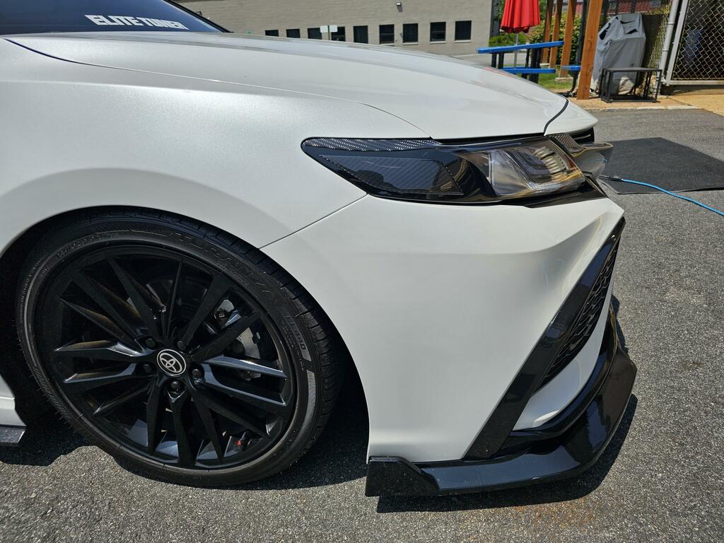 Camry Carbon Fiber Headlight Side Marker Cover Overlay Toyota Camry 2018-2024 Compatible - VIP Price