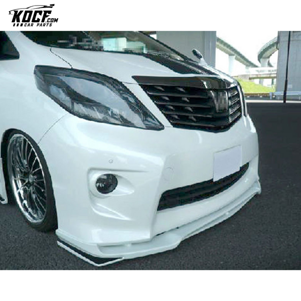 08-11 ALPHARD 20 SERIES AH20 SS STYLE FRONT LIP (FOR S TYPE FRONT BUMPER)