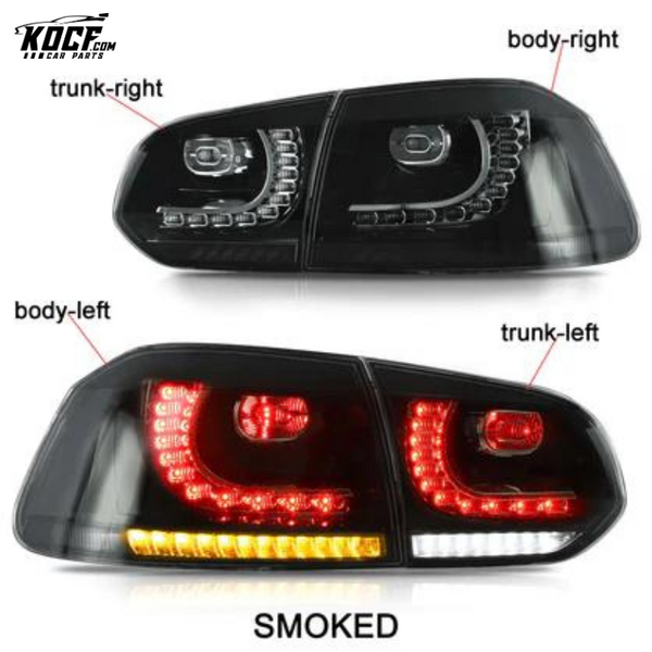 LED Tail lights For Volkswagen (VW) Golf 6 MK6 2008-2014 [only one pcs]