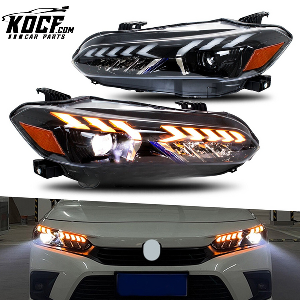 LED & Sequential Headlights For 11th Gen 2022-Present Honda Civic - VIP Price