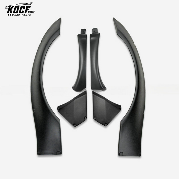 Audi R8 V8 06-12 Coupe LB Style Real Carbon Fiber  Wide Front Fender Flare Arche 6pcs