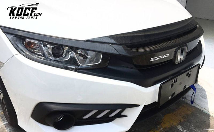 2016-2018 10TH GEN CIVIC FC HOOD COVER LIP STICK ON TYPE