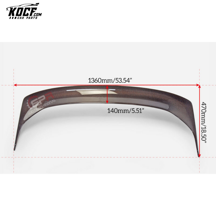 HONDA CIVIC TYPE-R FL5MOD TYPE GT SPOILER(BLADE ONLY 1.45KG, FITS FL5OE SPOILER LEG)