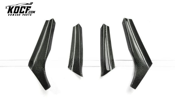 1995-1999 BMW 3 SERIES E36 M3 Real Carbon Fiber Front Bumper Canard (4 pcs)