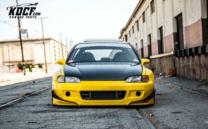 EG CIVIC HATCH BACK RB STYLE WIDE BODY FRONT SPLITTER