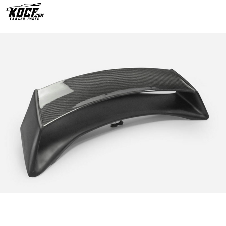 09 ONWARDS 370Z Z34 AM STYLE REAR WING (WITH BRAKE LIGHTS) FIBERGLASS - USA WAREHOUSE