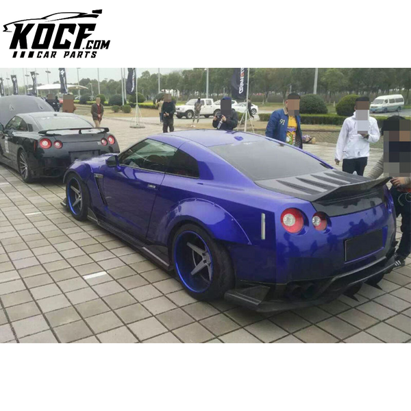 NISSAN GTR R35 TP-STYLE SIDE SKIRT EXTENSION