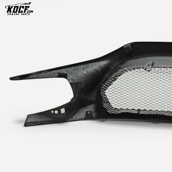 17 ONWARDS CIVIC TYPE R FK8 JS STYLE FRONT GRILL (ALSO FIT FC1/FK7 NEED CUT ONE SHORT PANEL) FORGED CARBON LOOK- USA WAREHOUSE