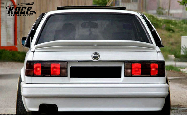 E30 BMW 3 Series E30 1982-1994 4 Door Sedan M3 Style Real Carbon Fiber Rear Spoiler