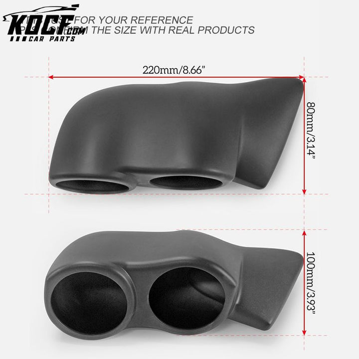 CIVIC FK7 FK8 TYPE R EPR TYPE A 60MM DOUBLE GAUGE POD (CAN USE ON LHD OR RHD VEHICLE)