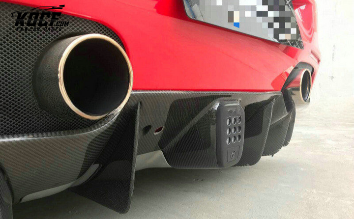 FERRARI 488 GTB N TYPE REAR DIFFUSER