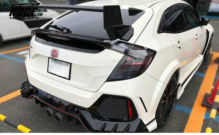 17 ONWARDS CIVIC TYPE R FK8 TYPE M REAR SPOILER CARBON FIBER - USA WAREHOUSE