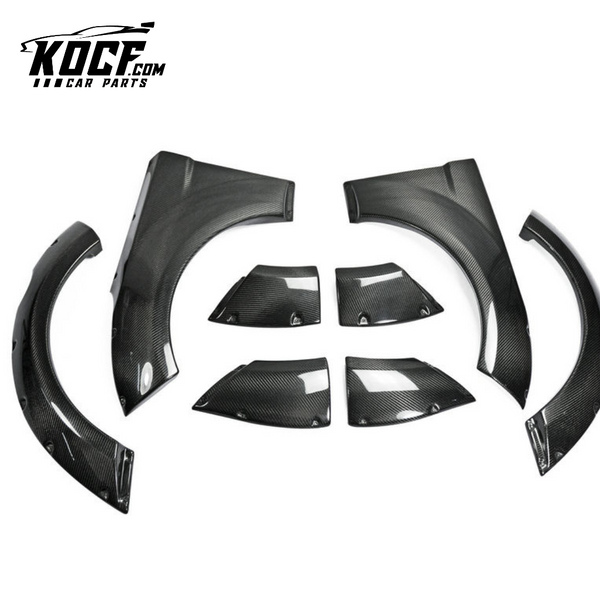 VELOSTER EGR STYLE FRONT & REAR FENDER FLARES 8 PCS