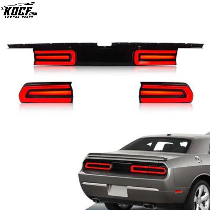 LED Tail Lights For 2008-2014 Dodge Challenger Aftermarket Rear Lamps