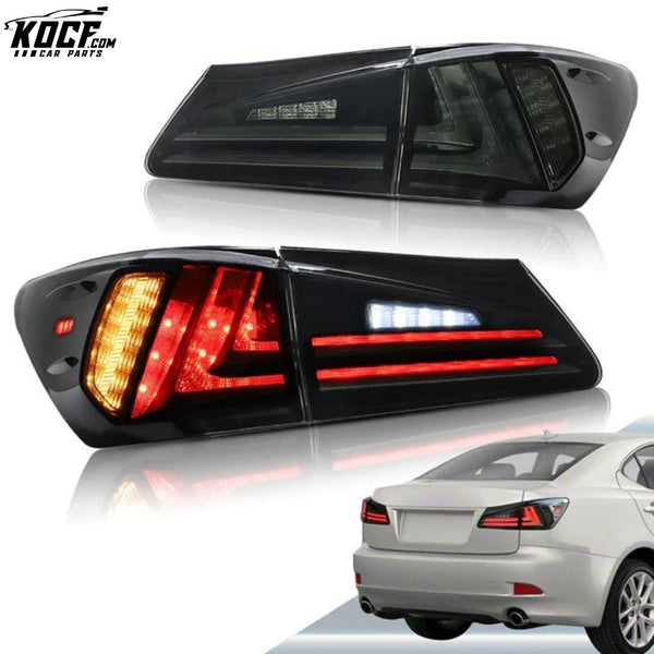 LED Tail Lights For 2005-2014 Lexus IS250, IS350, ISF, IS200d, IS220d Rear lights