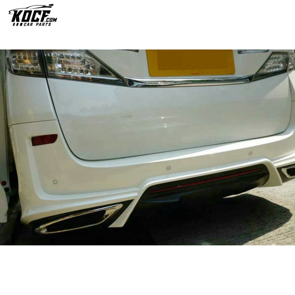 08-15 ALPHARD VELLFIRE 20 SERIES AH20 WD STYLE REAR BUMPER
