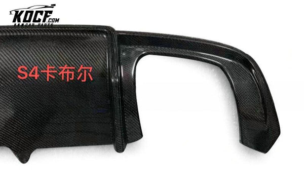 AUDI A4 B9 SP Style Real Carbon Fiber  Rear Diffuser (For sport model)