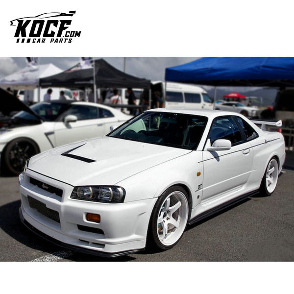 SKYLINE R34 GTR K STYLE VENTED HOOD