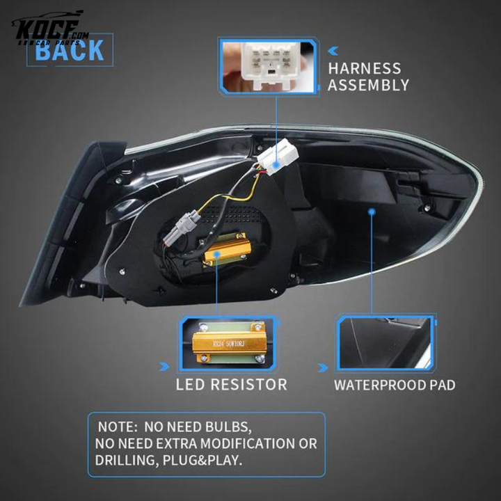 LED Tail Lights For 2015-2021 Subaru WRX / WRX STI Aftermarket Taillights