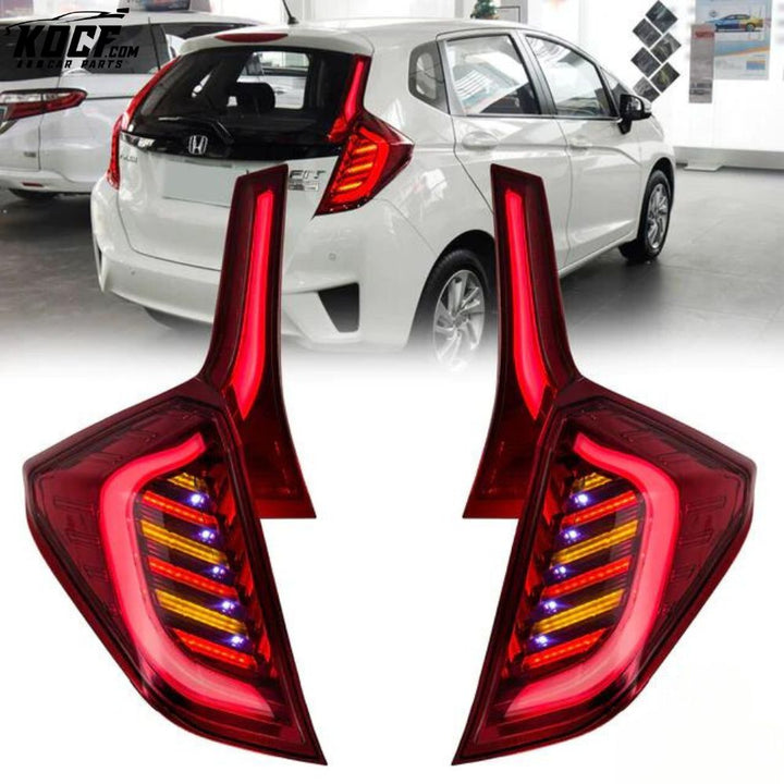 LED Rear Tail lights For Honda Fit / Jazz 3th Gen GK/GH/GP 2014-2020