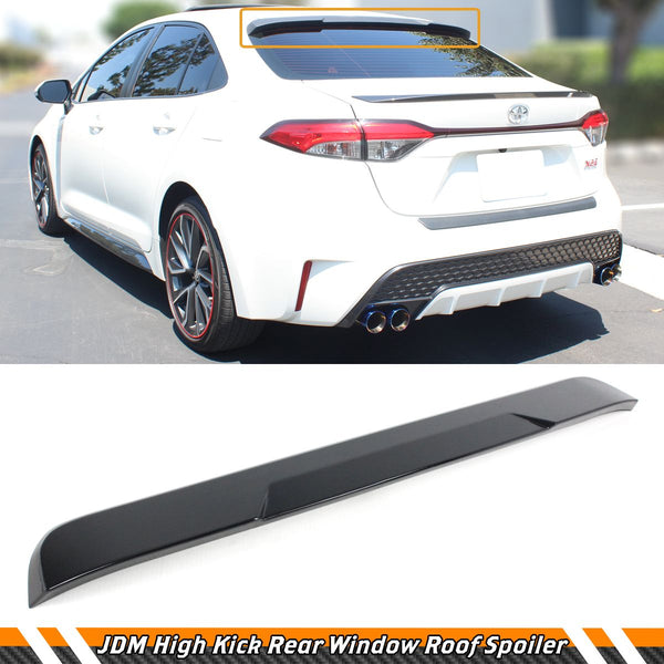 Rear Window Roof Spoiler Compatible 2020-2024 Toyota Corolla 4 Door Sedan Models - VIP Price