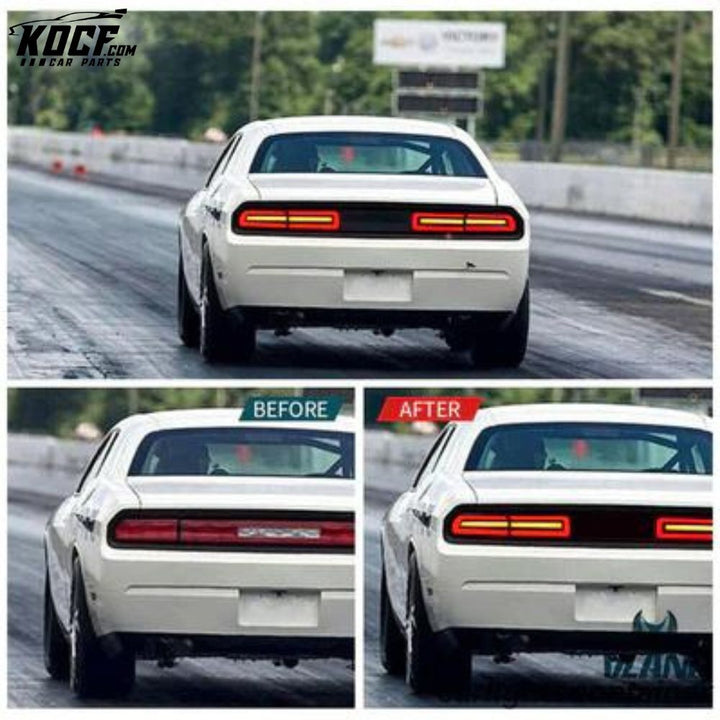 LED Tail Lights For 2008-2014 Dodge Challenger Aftermarket Rear Lamps