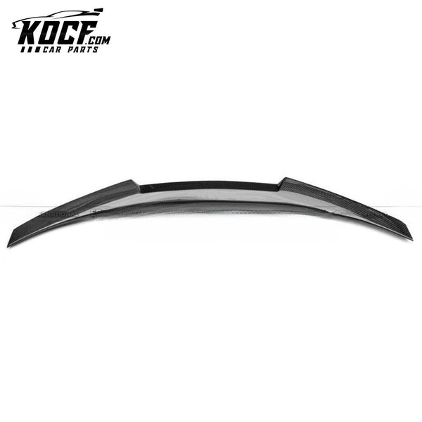 2014-2017 BMW 4 SERIES F32 F33 F36 (2 Door) M4 (V) Style Real Carbon Fiber Rear Spoiler