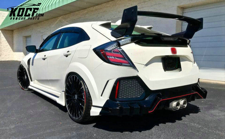 17 ONWARDS CIVIC TYPE R FK8 TYPE M REAR SPOILER CARBON FIBER - USA WAREHOUSE